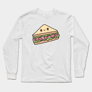 Cute Ham Sandwich Long Sleeve T-Shirt